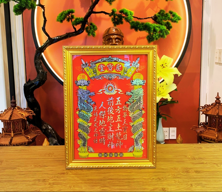 VỊ THẦN TÀI THỔ ĐỊA TRONG BÀN THỜ VÀ Ý NGHĨA CỦA BÀI VỊ 2